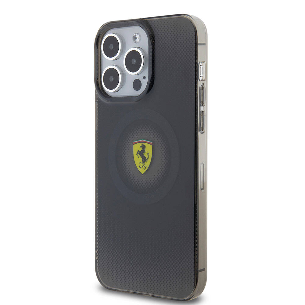 Ferrari iPhone 15 Pro Max Nokta Desenli MagSafe Uyumlu Kılıf – Fotoğraf 8