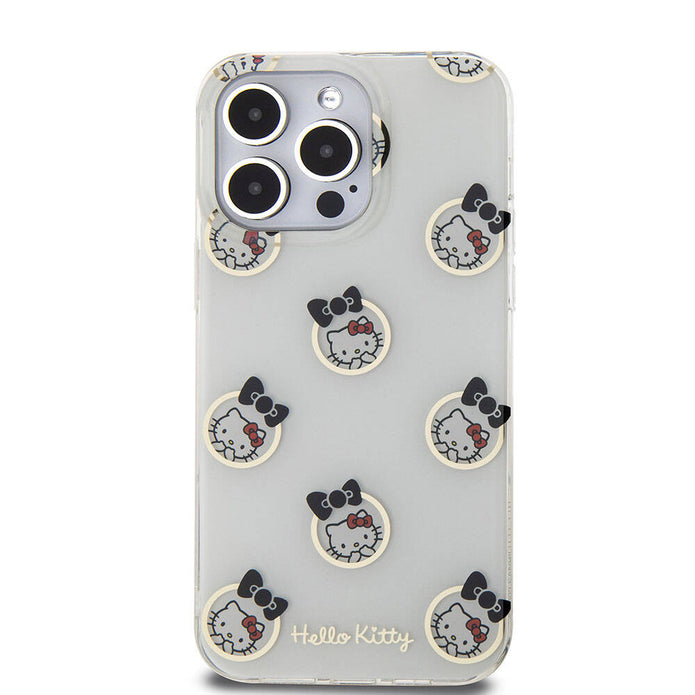 Hello Kitty iPhone 15 Pro Max Elektroplating Kabarcık Baskılı Kılıf – Fotoğraf 9