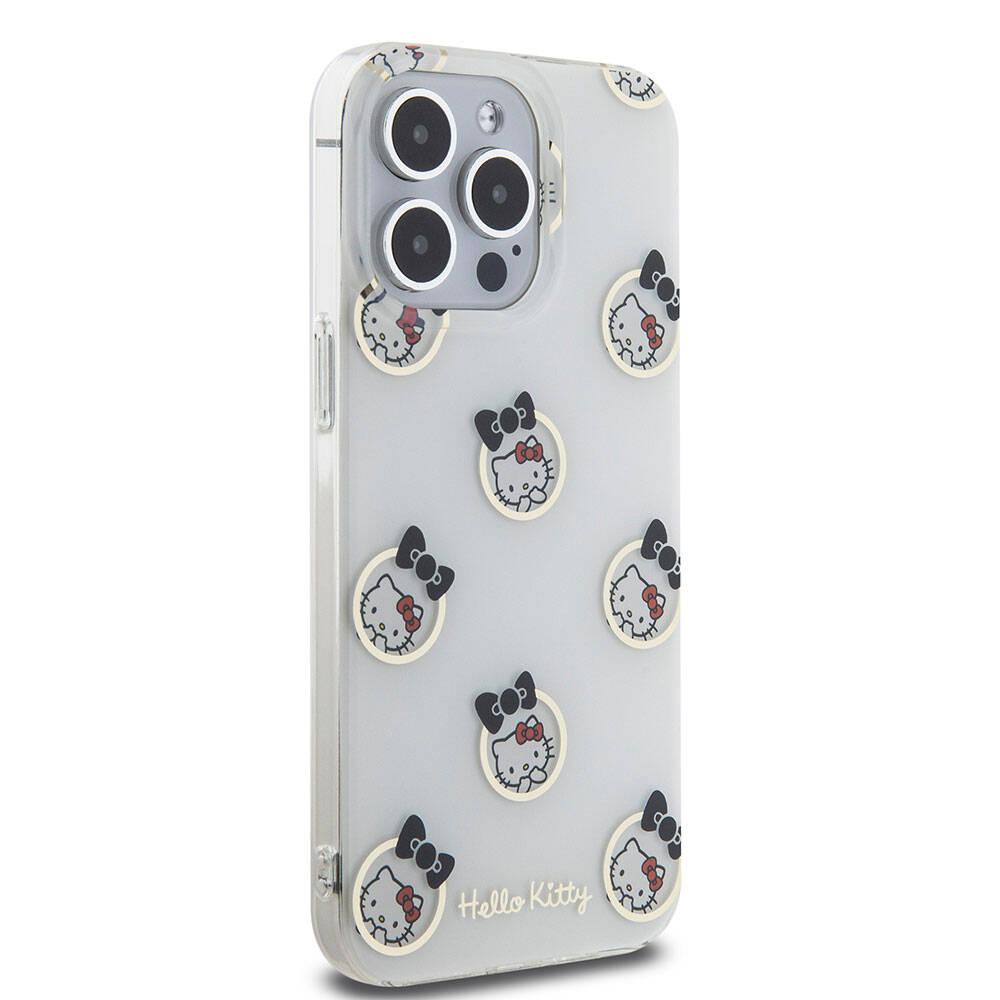 Hello Kitty iPhone 15 Pro Max Elektroplating Kabarcık Baskılı Kılıf – Fotoğraf 10