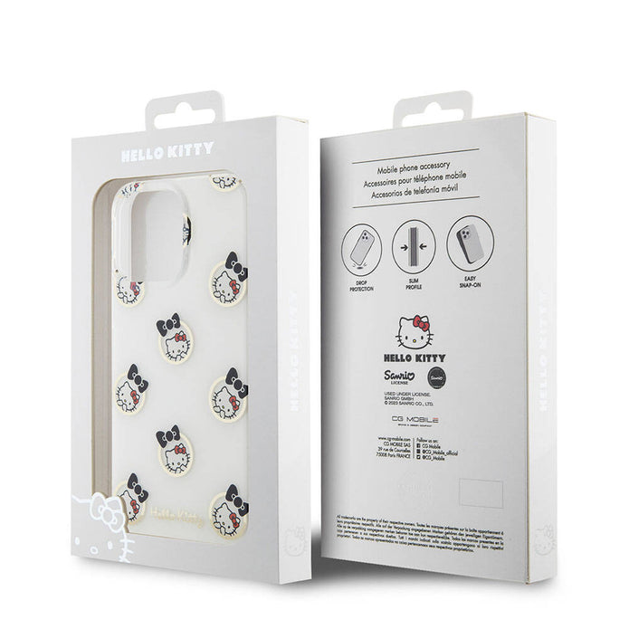 Hello Kitty iPhone 15 Pro Max Elektroplating Kabarcık Baskılı Kılıf – Fotoğraf 12