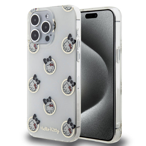 Hello Kitty iPhone 15 Pro Max Elektroplating Kabarcık Baskılı Kılıf – Fotoğraf 7