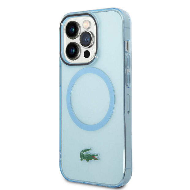Lacoste iPhone 15 Pro Max Şeffaf Timsah Logolu MagSafe Uyumlu Kılıf – Fotoğraf 2