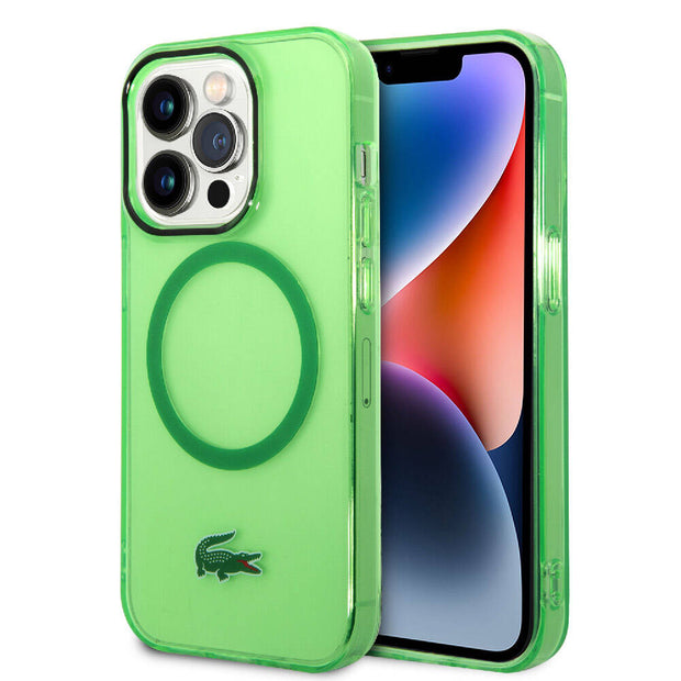 Lacoste iPhone 15 Pro Max Şeffaf Timsah Logolu MagSafe Uyumlu Kılıf – Fotoğraf 7