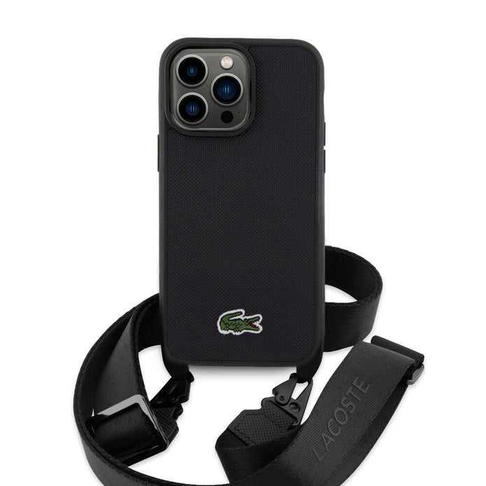 Lacoste iPhone 15 Pro Max PU Pike Askılı Timsah Logolu Kılıf – Fotoğraf 10