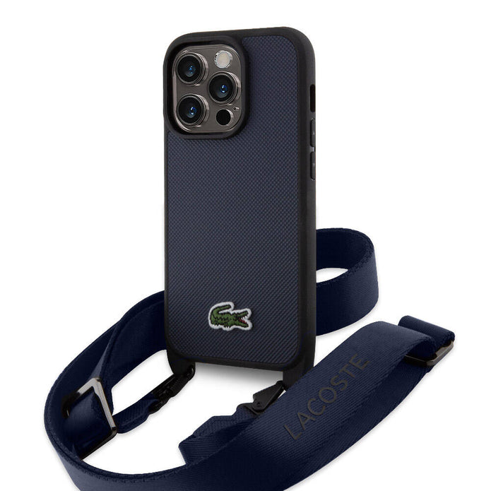 Lacoste iPhone 15 Pro Max PU Pike Askılı Timsah Logolu Kılıf – Fotoğraf 5
