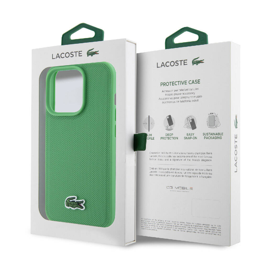 Lacoste iPhone 15 Pro Max PU Pike Timsah Logolu Kılıf – Fotoğraf 12