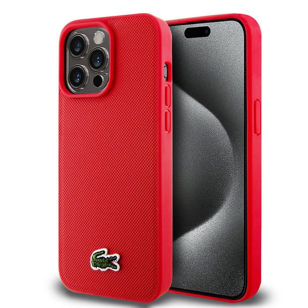 Lacoste iPhone 15 Pro Max PU Pike Timsah Logolu Kılıf – Fotoğraf 19
