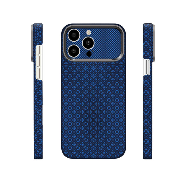 Zore Paris iPhone 15 Pro Max Velix Retro Çiçek Desenli Sert PC MagSafe Uyumlu Kılıf