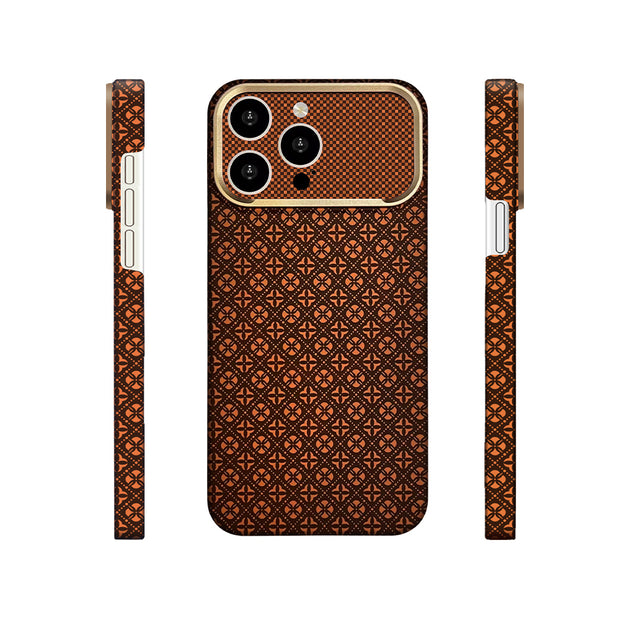 Zore Paris iPhone 15 Pro Max Velix Retro Çiçek Desenli Sert PC MagSafe Uyumlu Kılıf – Fotoğraf 5