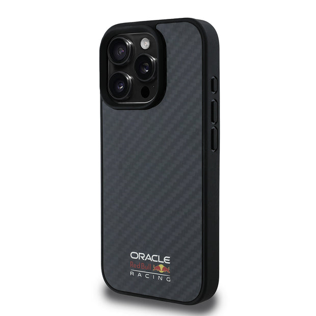 Red Bull Racing iPhone 15 Pro Max Karbon Fiber Logolu MagSafe Uyumlu Kılıf – Fotoğraf 2