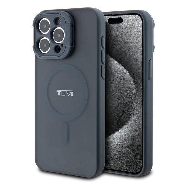 TUMI iPhone 15 Pro Max Buzlu Mat Kamera Standlı MagSafe Uyumlu Kılıf – Fotoğraf 1