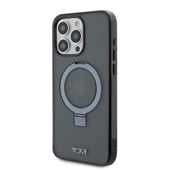 TUMI iPhone 15 Pro Max Metal Logolu Ring Standlı PC TPU MagSafe Uyumlu Kılıf – Fotoğraf 2
