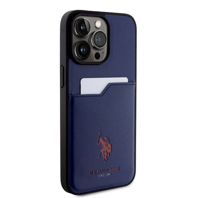 U.S. Polo Assn. iPhone 15 Pro Max Logolu PU Kartlıklı Kılıf – Fotoğraf 15