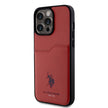 U.S. Polo Assn. iPhone 15 Pro Max Logolu PU Kartlıklı Kılıf – Fotoğraf 19