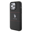 U.S. Polo Assn. iPhone 15 Pro Max Deri Şeritli Logolu Kılıf – Fotoğraf 2