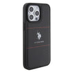 U.S. Polo Assn. iPhone 15 Pro Max Deri Şeritli Logolu Kılıf – Fotoğraf 4