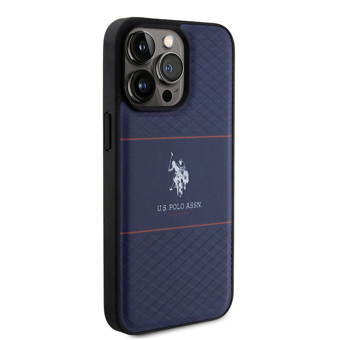 U.S. Polo Assn. iPhone 15 Pro Max Deri Şeritli Logolu Kılıf – Fotoğraf 10