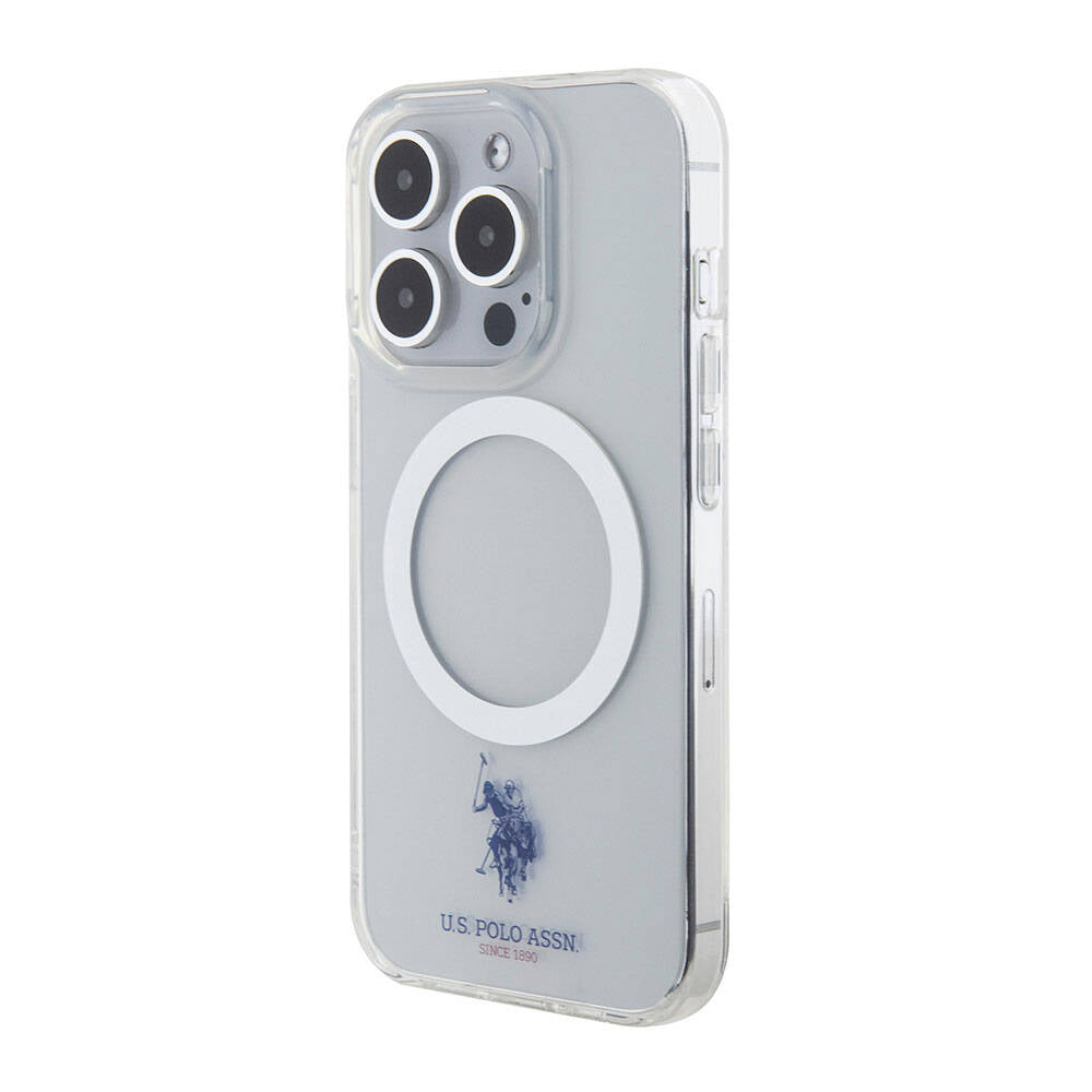U.S. Polo Assn. iPhone 15 Pro Max Şeffaf MagSafe Uyumlu Kılıf – Fotoğraf 17