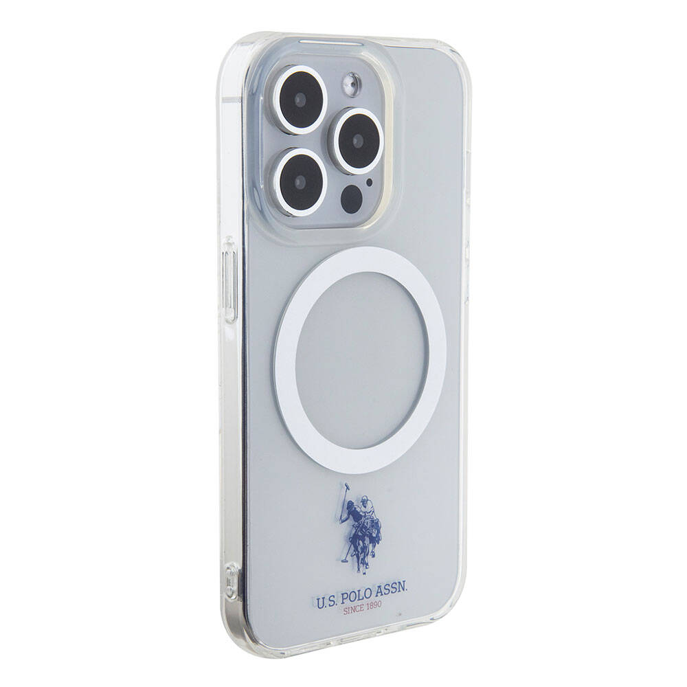 U.S. Polo Assn. iPhone 15 Pro Max Şeffaf MagSafe Uyumlu Kılıf – Fotoğraf 19