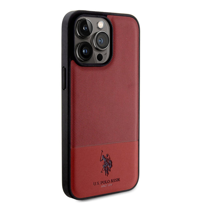 U.S. Polo Assn. iPhone 15 Pro Max Örgü Desenli Suni Deri Kılıf – Fotoğraf 19