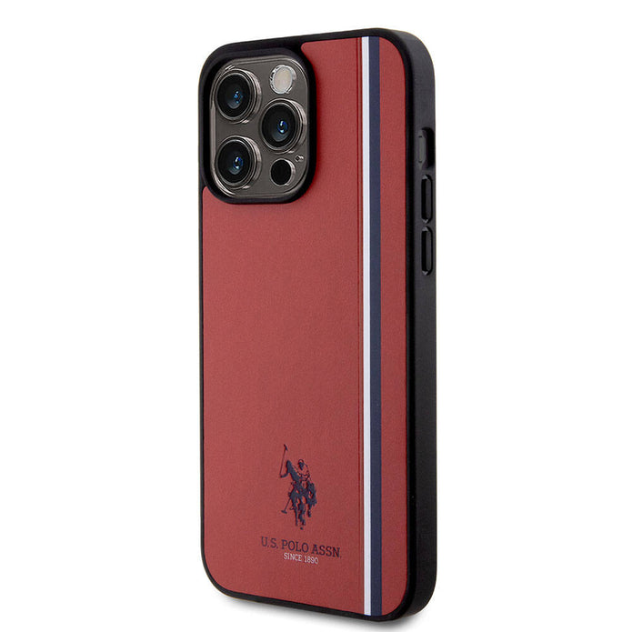U.S. Polo Assn. iPhone 15 Pro Max Üç Renk Şerit Logolu Kılıf – Fotoğraf 2