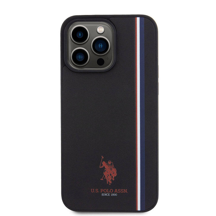 U.S. Polo Assn. iPhone 15 Pro Max Üç Renk Şerit Logolu Kılıf – Fotoğraf 9