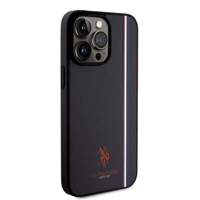 U.S. Polo Assn. iPhone 15 Pro Max Üç Renk Şerit Logolu Kılıf – Fotoğraf 10