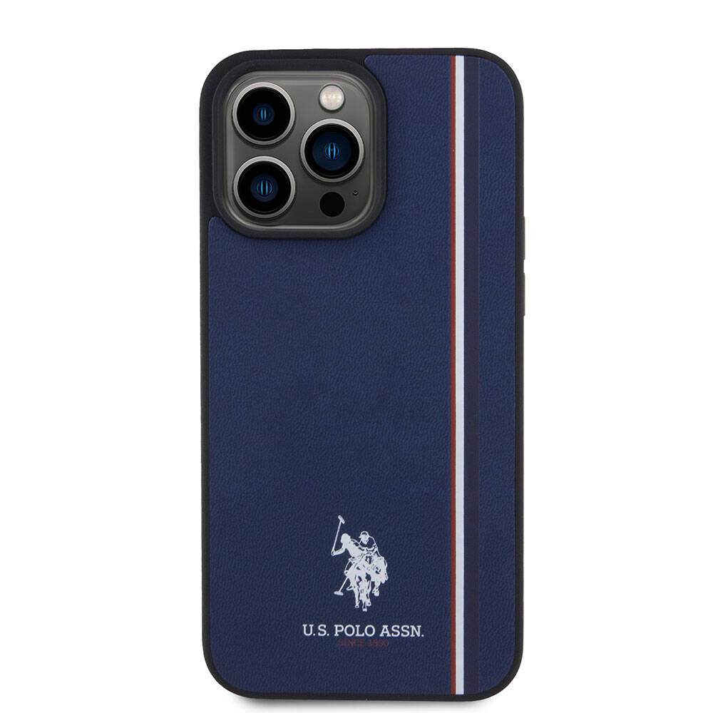 U.S. Polo Assn. iPhone 15 Pro Max Üç Renk Şerit Logolu Kılıf – Fotoğraf 15