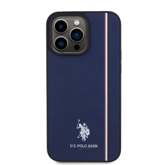 U.S. Polo Assn. iPhone 15 Pro Max Üç Renk Şerit Logolu Kılıf – Fotoğraf 15