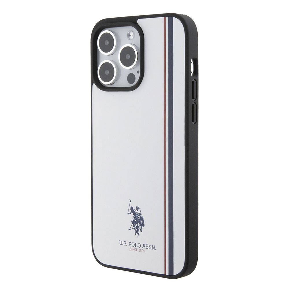 U.S. Polo Assn. iPhone 15 Pro Max Üç Renk Şerit Logolu Kılıf – Fotoğraf 20