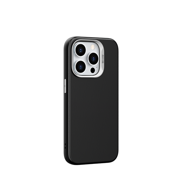 SP-019 iPhone 15 Pro Max Magsafe Uyumlu Vegan Deri Kılıf – Fotoğraf 2
