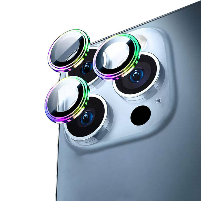 Metal Çerçeveli iPhone 15 Pro Max Kamera Lens Koruyucu – Fotoğraf 4