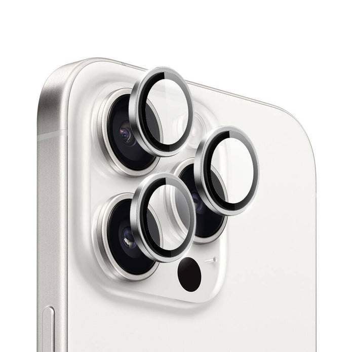 LG-004 iPhone 15 Pro Max PVD Metal Kamera Lens Koruyucu – Fotoğraf 1