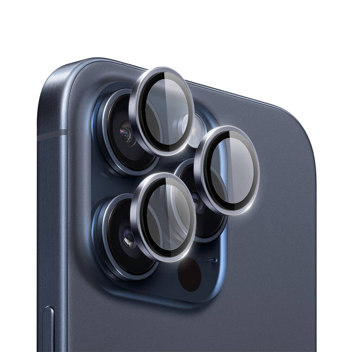 LG-004 iPhone 15 Pro Max PVD Metal Kamera Lens Koruyucu – Fotoğraf 3