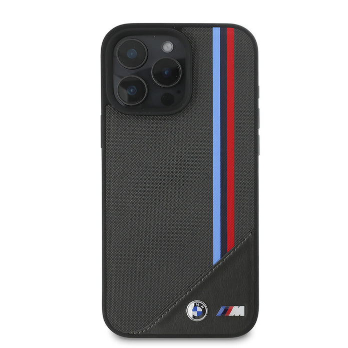 BMW iPhone 16 Meshed Tricolor Stripes MagSafe Uyumlu Kılıf – Fotoğraf 3