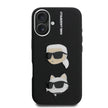 Karl Lagerfeld iPhone 16 K&C Heads Pin Kılıf