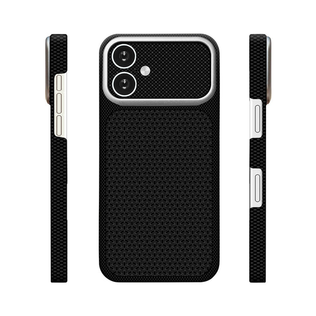 Zore Paris iPhone 16 Nexel Dokulu Sert PC MagSafe Uyumlu Kılıf – Fotoğraf 12