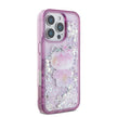 Hello Kitty iPhone 16 Pro 50. Yıldönümü Partisi Sıvılı Simli Kılıf – Fotoğraf 4