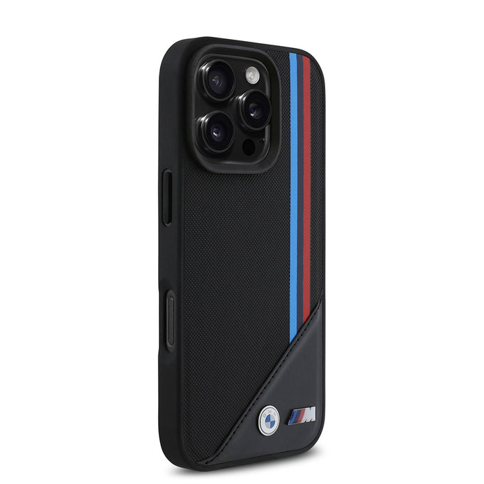 BMW iPhone 16 Pro Meshed Tricolor Stripes MagSafe Uyumlu Kılıf – Fotoğraf 4