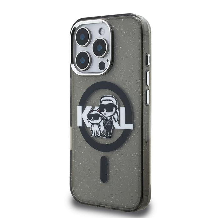 Karl Lagerfeld iPhone 16 Pro Choupette Sketch Simli Kılıf