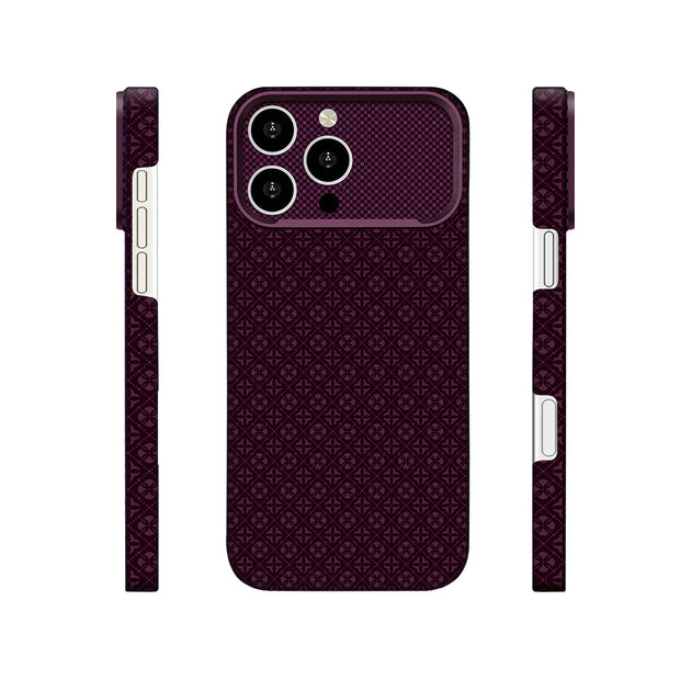 Zore Paris iPhone 16 Pro Velix Retro Çiçek Desenli Sert PC MagSafe Uyumlu Kılıf