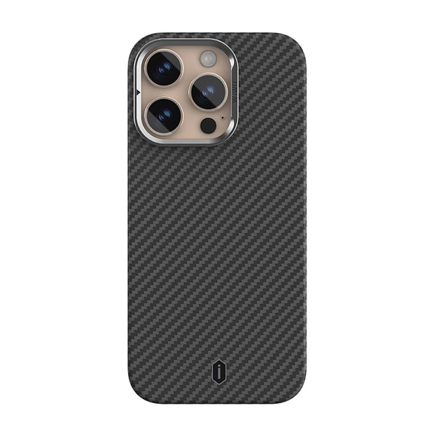 Magsafe Uyumlu Kamera Standlı Aramid Kevlar iPhone 16 Pro Kılıf – Fotoğraf 1