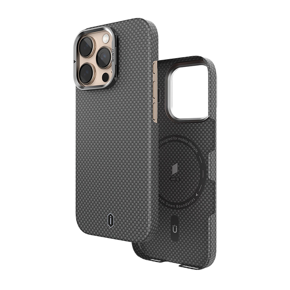 Magsafe Kamera Standlı Aramid Fiber iPhone 16 Pro Kılıf – Fotoğraf 5