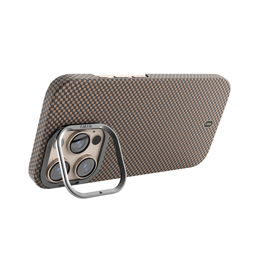 Magsafe Kamera Standlı Aramid Fiber iPhone 16 Pro Kılıf – Fotoğraf 8