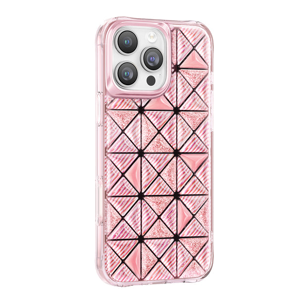 Zore Paris iPhone 16 Pro Max Kairo 3D Buz Blok TPU Kılıf – Fotoğraf 9