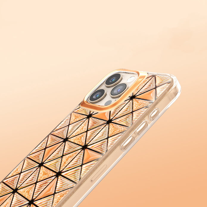 Zore Paris iPhone 16 Pro Max Kairo 3D Buz Blok TPU Kılıf
