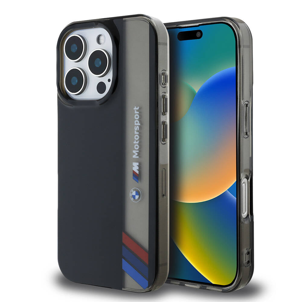 BMW iPhone 16 Pro Max Motorsport Vertical Stripe M Şeritli Kılıf – Fotoğraf 1