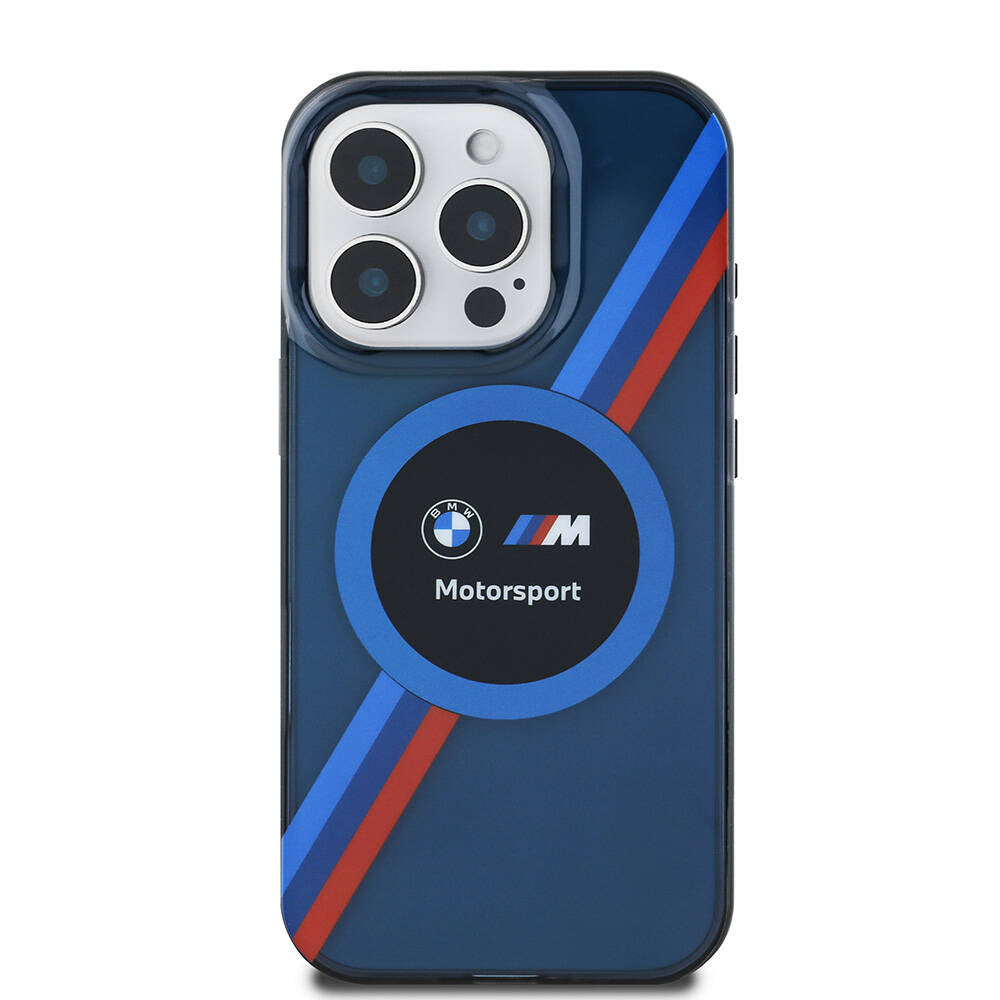 BMW iPhone 16 Pro Max Motorsport Circle M Şeritli MagSafe Uyumlu Kılıf – Fotoğraf 9