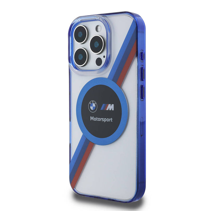 BMW iPhone 16 Pro Max Motorsport Circle M Şeritli MagSafe Uyumlu Kılıf – Fotoğraf 14