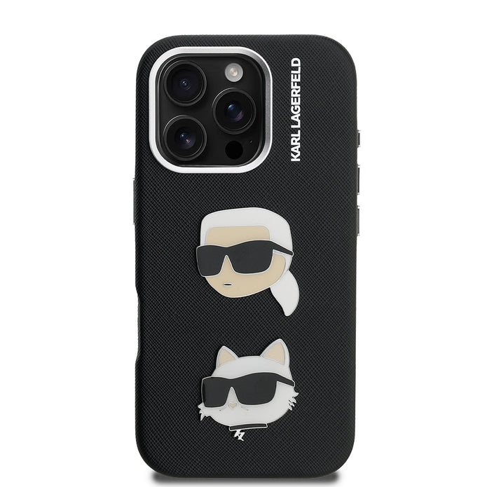 Karl Lagerfeld iPhone 16 Pro Max K&C Heads Pin Kılıf